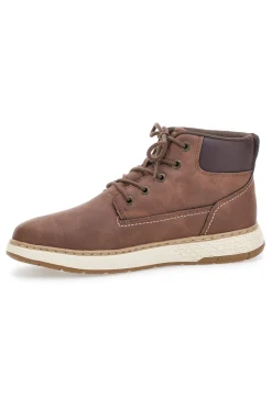 Stivaletti marroni impermeabili con memory foam Skechers Garlan Deno