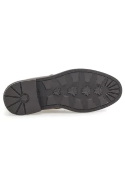 Stivaletti marroni in pelle con inserti elasticizzati Pittarello Focus 042