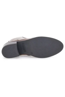 Stivaletti marroni in pelle caldi con zip Bagatt D15AMQ314000