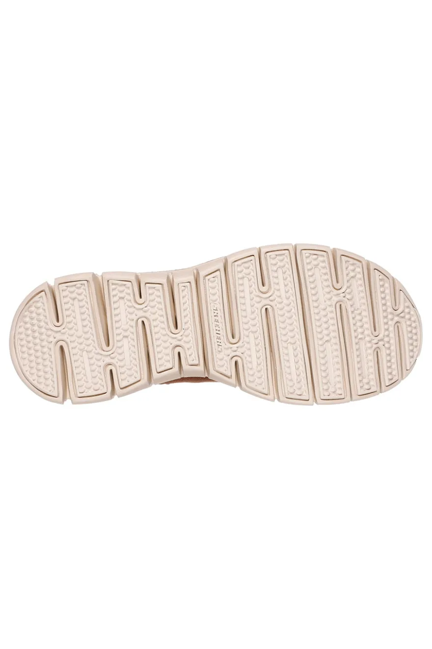 Stivaletti marroni in vegan leather con Warm Tech Memory Foam Skechers Synergy Lovely Collab