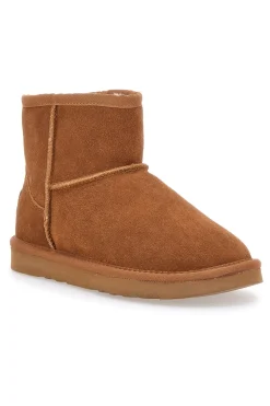 Stivaletti Marroni in Vera Pelle Scamosciata con Pelo Pittarello Wow 3551