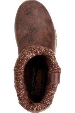Stivaletti marroni slip-ins con Memory Foam Skechers EASY GOING COZY WEATHER 2