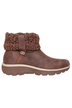 Stivaletti marroni slip-ins con Memory Foam Skechers EASY GOING COZY WEATHER 2