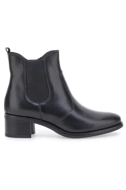 Stivaletti Neri Chelsea in Vera Pelle con Cerniera Pittarello Class 5135