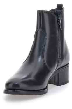 Stivaletti Neri Chelsea in Vera Pelle con Cerniera Pittarello Class 5135