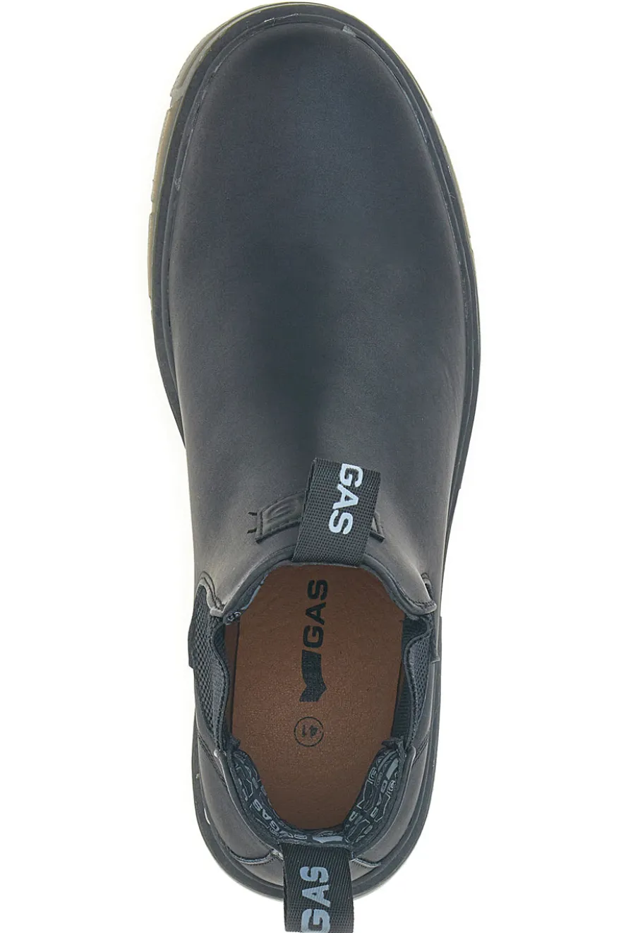 Stivaletti neri chelsea minimal Gas GAM521521