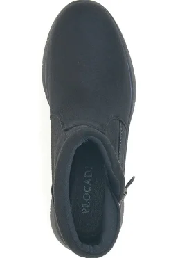 Stivaletti neri comfort con zip laterale e soletta morbida Plocadi MINA2700