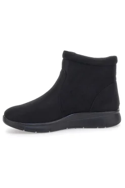 Stivaletti neri comfort con zip laterale e soletta morbida Plocadi MINA2700