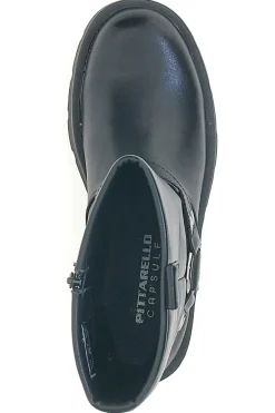 Stivaletti neri con borchie decorative PITTARELLO CAPSULE 24245