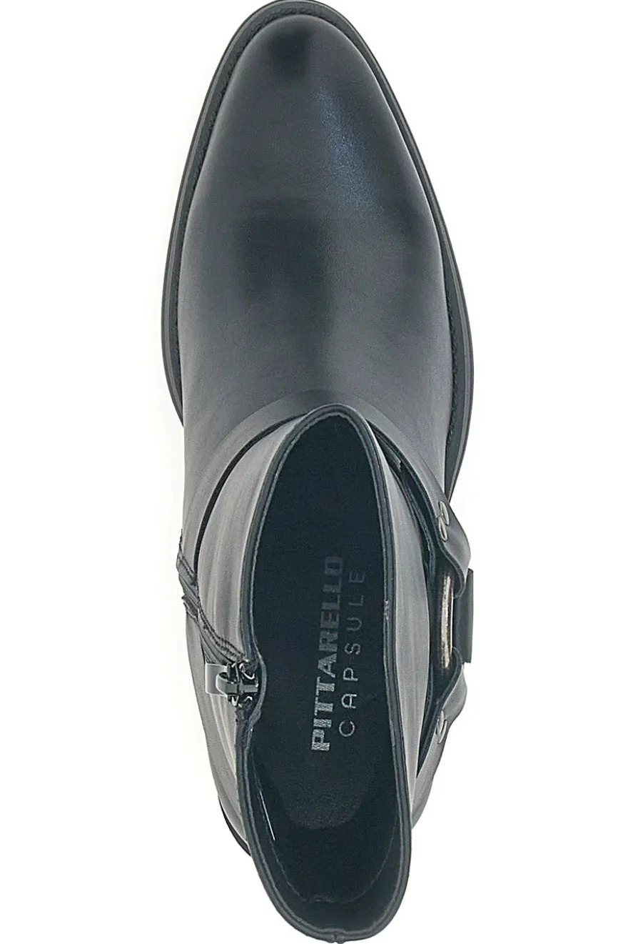 Stivaletti Neri con Cerniera Laterale Pittarello Capsule 24186 026