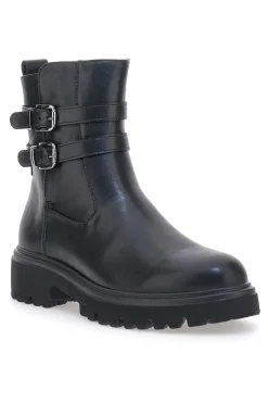 Stivaletti neri con cinturini decorativi PITTARELLO CAPSULE 24179 001