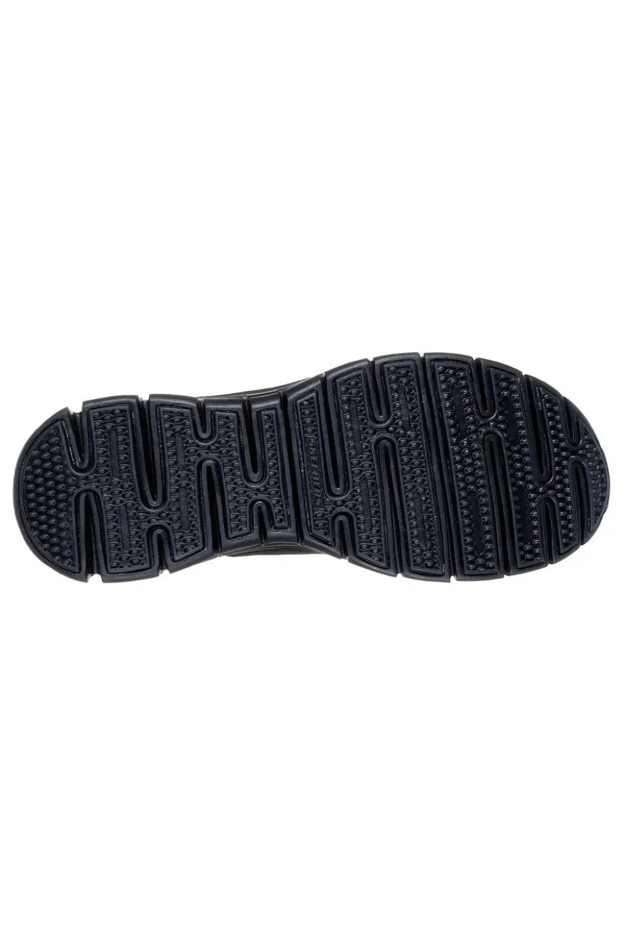 Stivaletti neri con collo lavorato e Warm Tech Memory Foam Skechers Synergy Lovely Collab