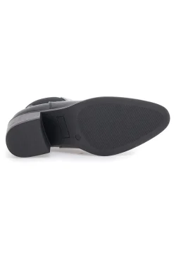 Stivaletti Neri con Elastici Laterali e Tacco Largo Pittarello Capsule 24186006