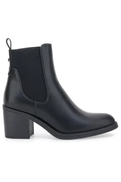 Stivaletti Neri con Elastici Laterali e Tacco Largo Pittarello Capsule 24186006