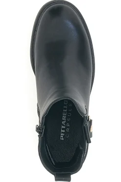 Stivaletti Neri con Elastico e Cerniera Laterale Pittarello Capsule 24286006