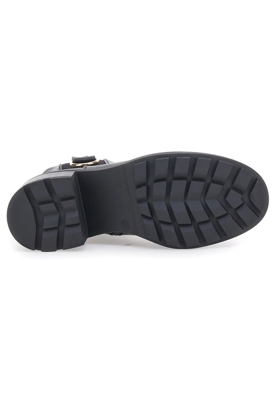 Stivaletti Neri con Elastico e Cerniera Laterale Pittarello Capsule 24286006