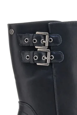 Stivaletti neri con fibbie PITTARELLO CAPSULE 24245 039