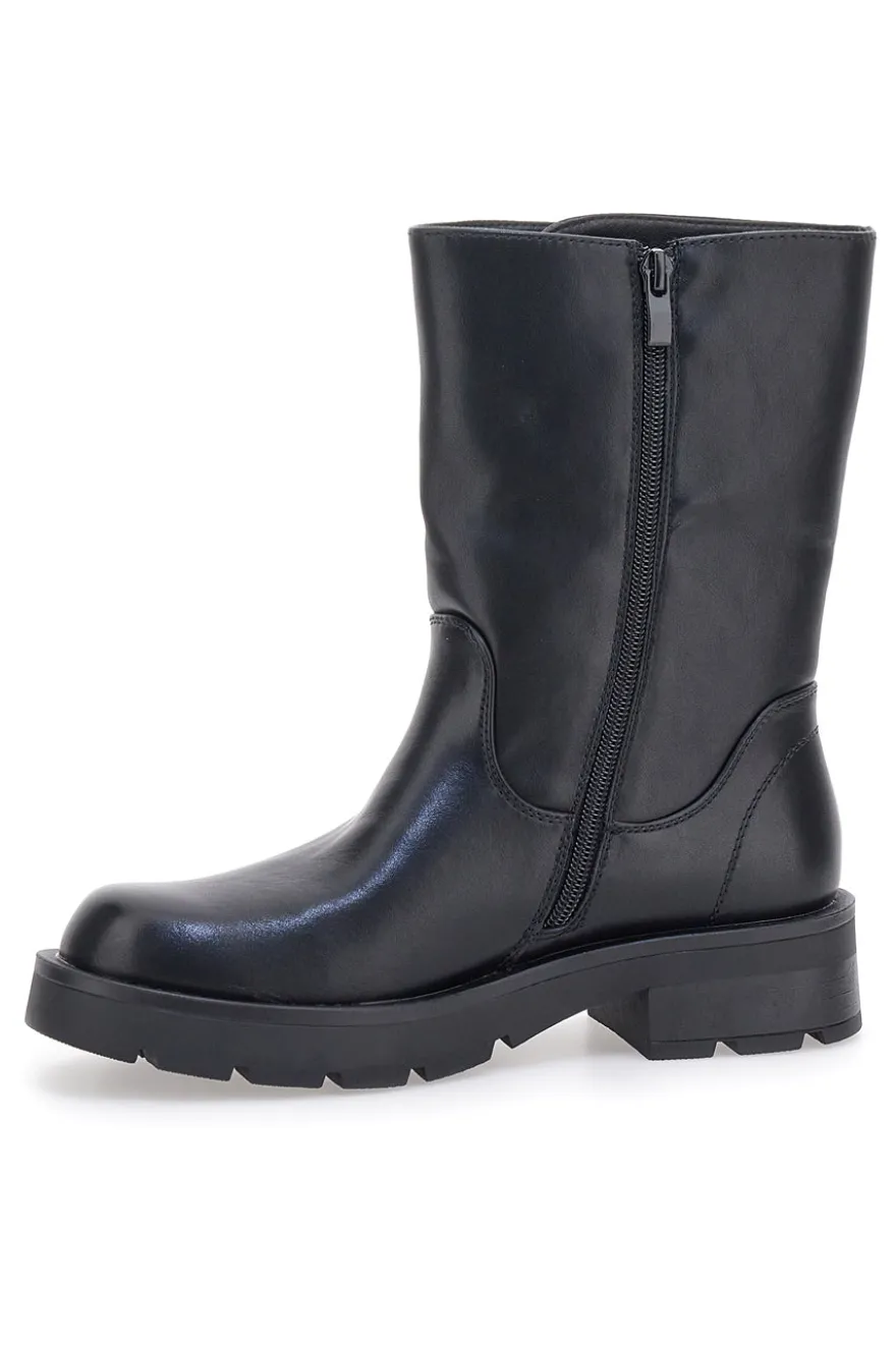Stivaletti neri con fibbie PITTARELLO CAPSULE 24245 039