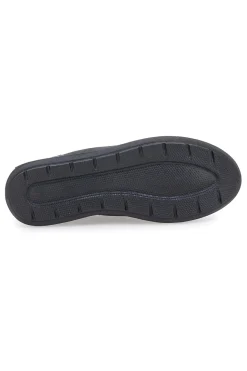 Stivaletti neri con inserti elastici e suola flessibile Inblu 70 WG