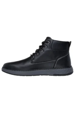 Stivaletti neri con lacci WaterProof SKECHERS GARLAN-DENO