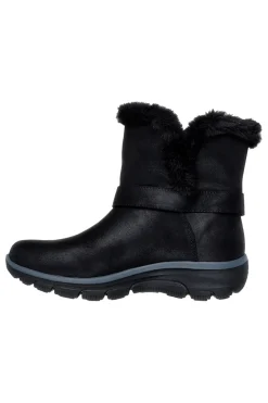 Stivaletti neri con pelliccia vegan waterproof Skechers Easy Going Dreamers Move