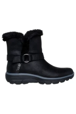 Stivaletti neri con pelliccia vegan waterproof Skechers Easy Going Dreamers Move