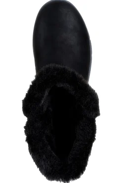 Stivaletti neri con pelliccia vegan waterproof Skechers Easy Going Dreamers Move