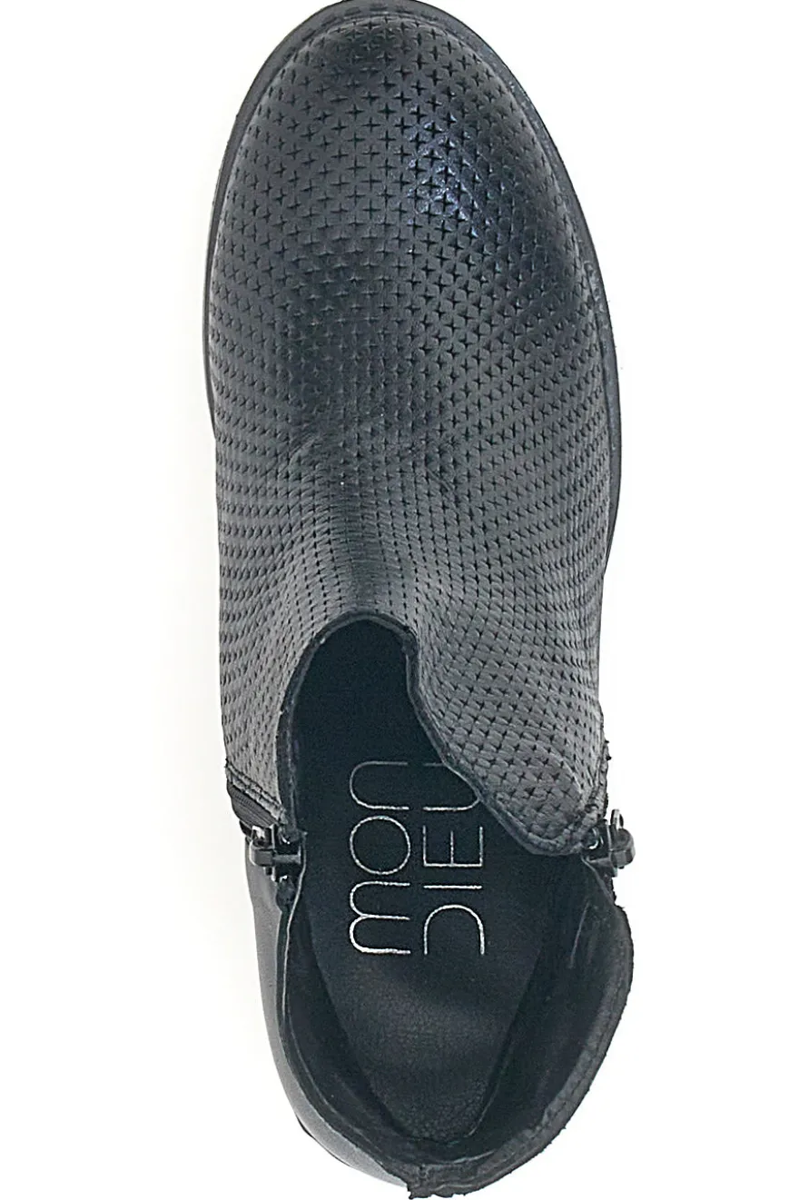 Stivaletti Neri Con Tacco Mon Dieu 400