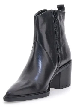 Stivaletti Neri Con Tacco In Vera Pelle Pittarello Glam 54054