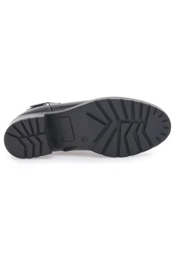 Stivaletti neri con tacco basso e memory foam Pittarello 21162