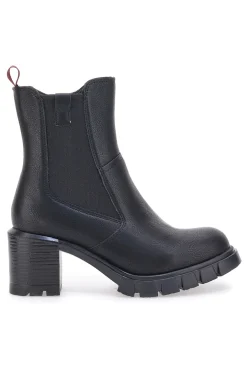 Stivaletti Neri Con Tacco Plocadi 2304