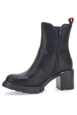 Stivaletti Neri Con Tacco Plocadi 2304