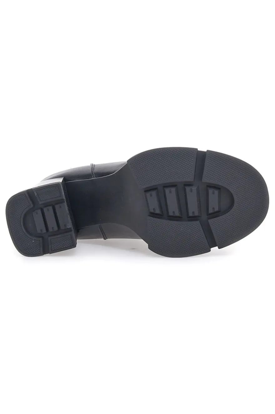 Stivaletti Neri con Tacco Swish 3