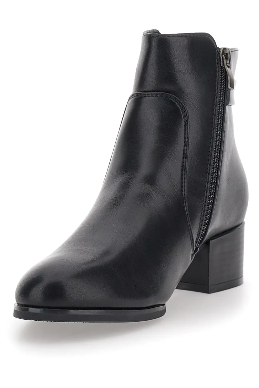 Stivaletti Neri Con Tacco a Blocco 4 cm Me & Me CDNYYONG98