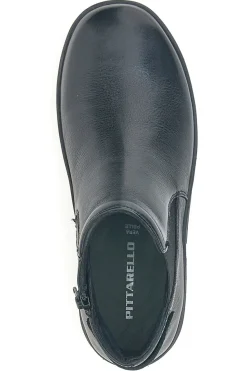 Stivaletti neri con zip e memory foam Pittarello 22152