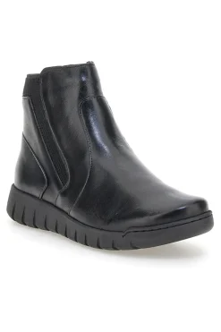 Stivaletti neri con zip laterale Plocadi 749066PT