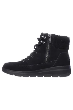 Stivaletti neri imbottiti SKECHERS GLACIAL ULTRA WOODLANDS