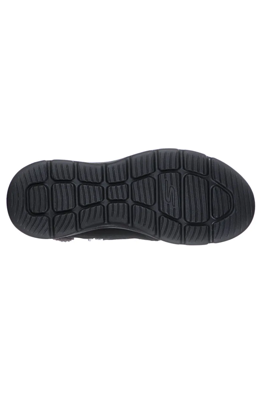 Stivaletti neri imbottiti SKECHERS GLACIAL ULTRA WOODLANDS