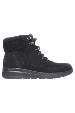 Stivaletti neri imbottiti SKECHERS GLACIAL ULTRA WOODLANDS