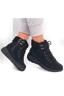 Stivaletti neri imbottiti SKECHERS GLACIAL ULTRA WOODLANDS