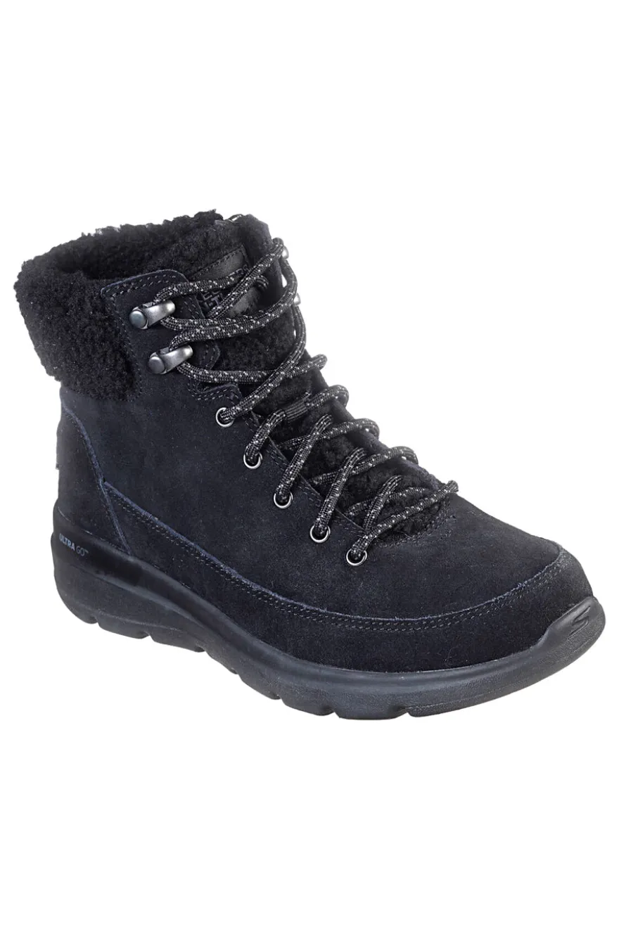 Stivaletti neri imbottiti SKECHERS GLACIAL ULTRA WOODLANDS