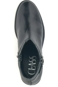Stivaletti neri in pelle con fibbia laterale Pittarello Class 853065