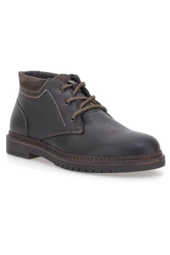 Stivaletti neri in vera pelle con collo imbottito Pittarello Eco 252520024