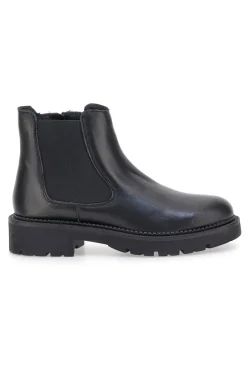 Stivaletti neri in vera pelle con suola carrarmato Pittarello glam 6436019