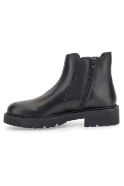 Stivaletti neri in vera pelle con suola carrarmato Pittarello glam 6436019