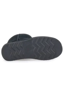 Stivaletti neri in vera pelle con pelo interno stile pantofola Pittarello wow 3551