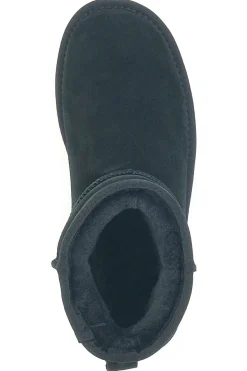 Stivaletti neri in vera pelle con pelo interno stile pantofola Pittarello wow 3551