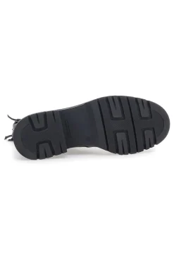 Stivaletti neri in vera pelle con zip diagonale Pittarello focus 1010D