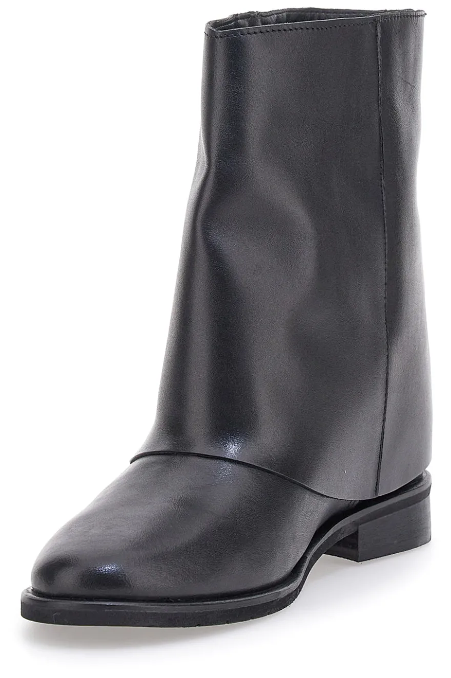 Stivaletti neri in Vera Pelle PITTARELLO MUST HAVE 1000