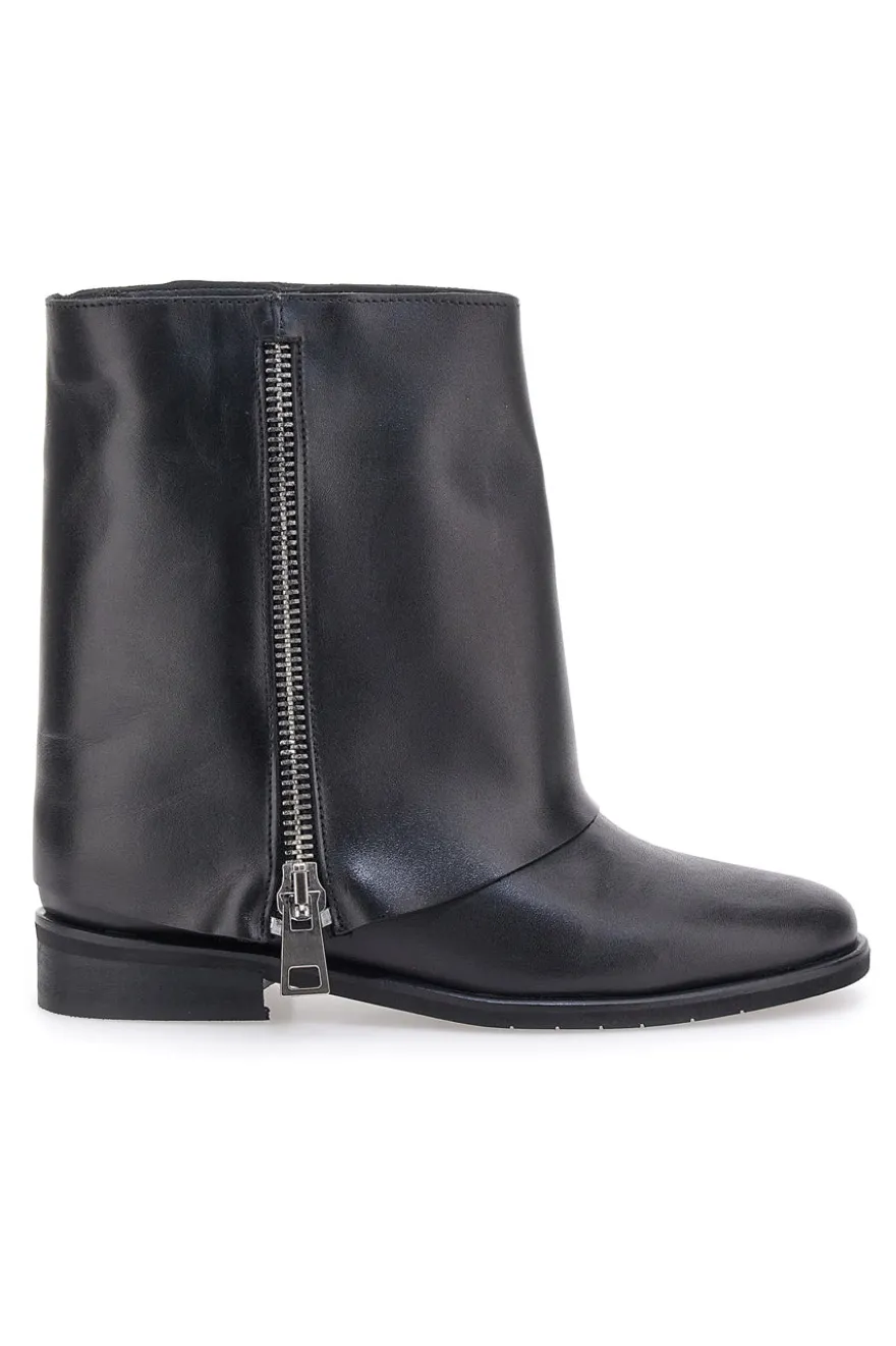 Stivaletti neri in Vera Pelle PITTARELLO MUST HAVE 1000